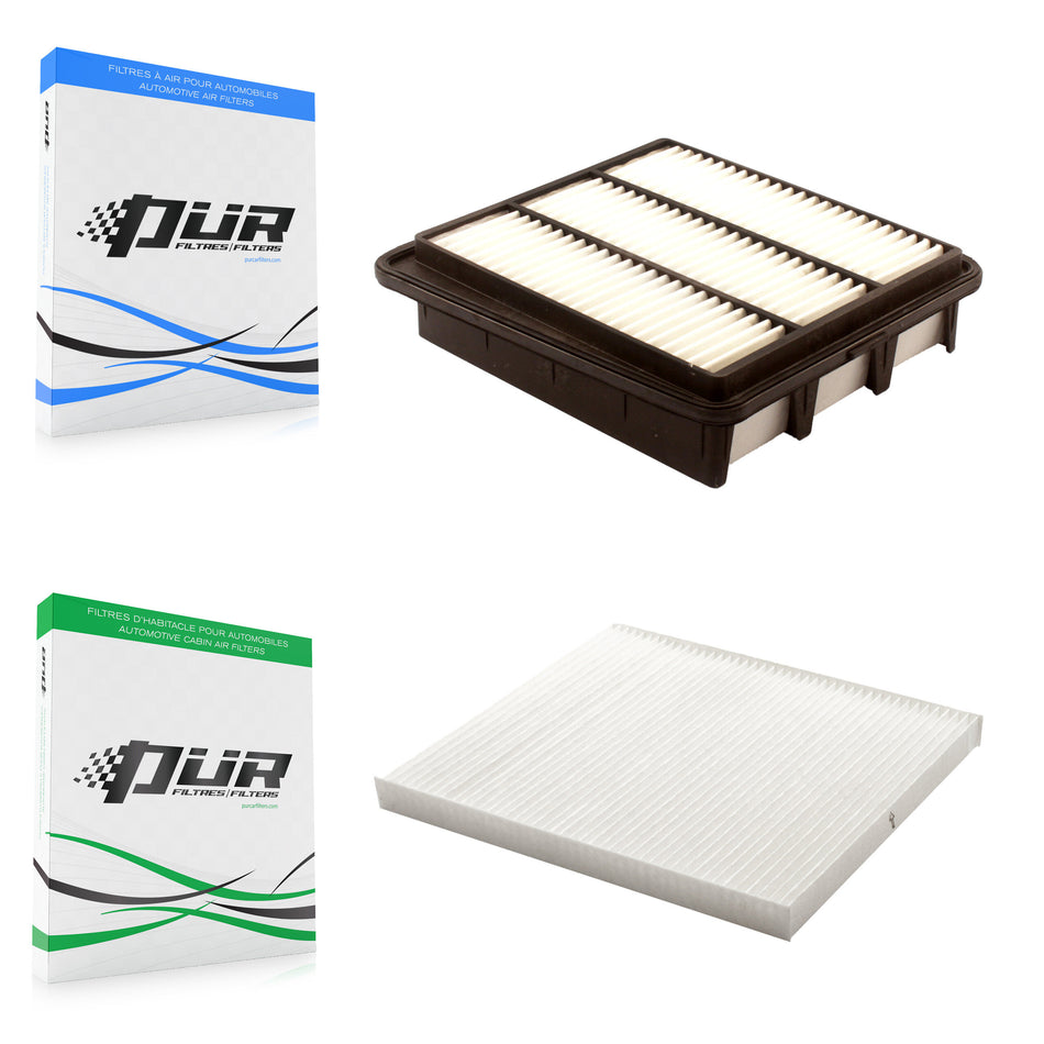 1x Air + 1x Cabin Filter (2 Total) Kit For 2011 Hyundai Azera 3.3L KFL-100320