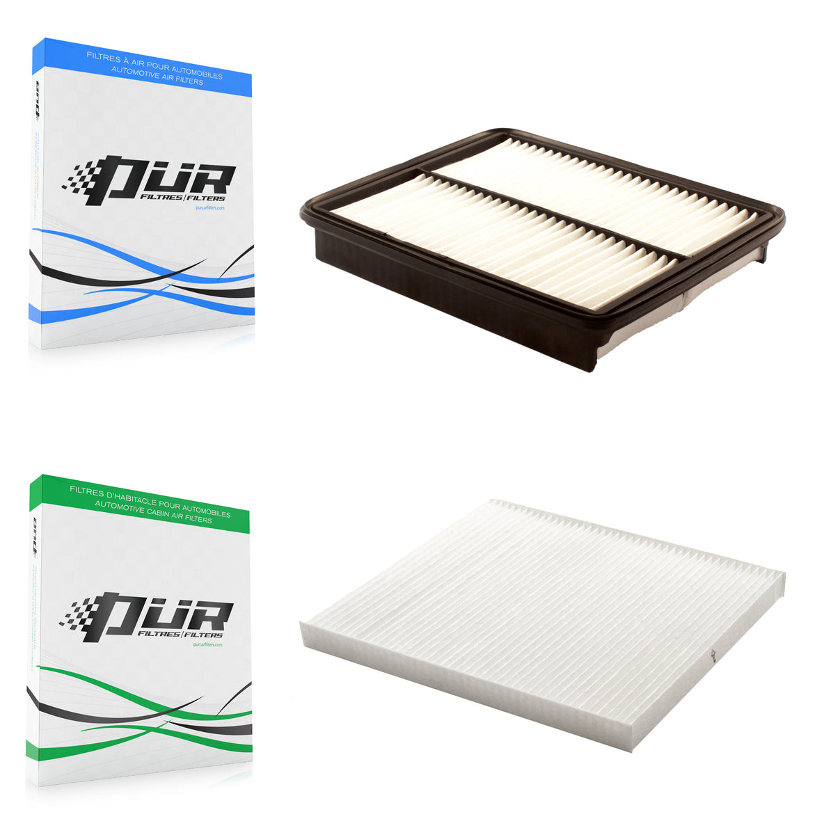 1x Air + 1x Cabin Filter (2 Total) Kit For Hyundai Sonata Kia Optima Cadenza KFL-100324