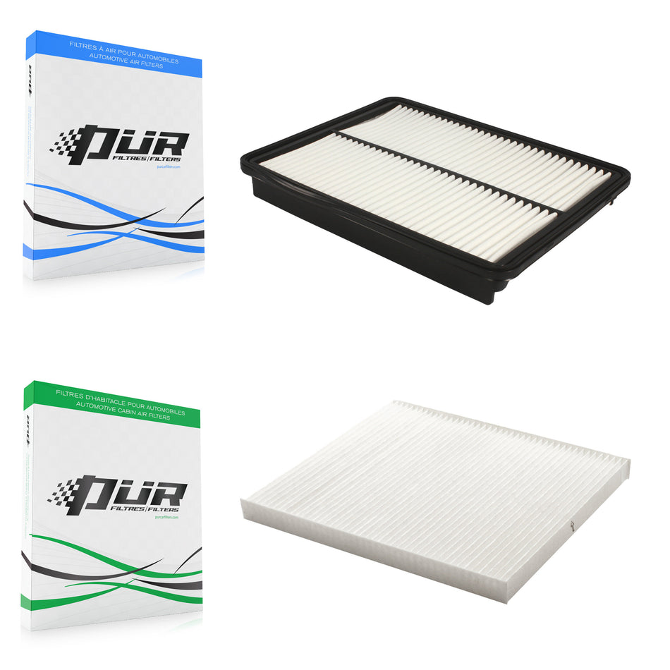 1x Air + 1x Cabin Filter (2 Total) Kit For Hyundai Santa Fe Sport XL KFL-100325
