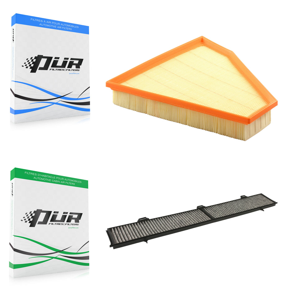 1x Air + 1x Cabin Filter (2 Total) Kit For BMW 328i xDrive 323i 128i 328xi 325i 330i KFL-100328