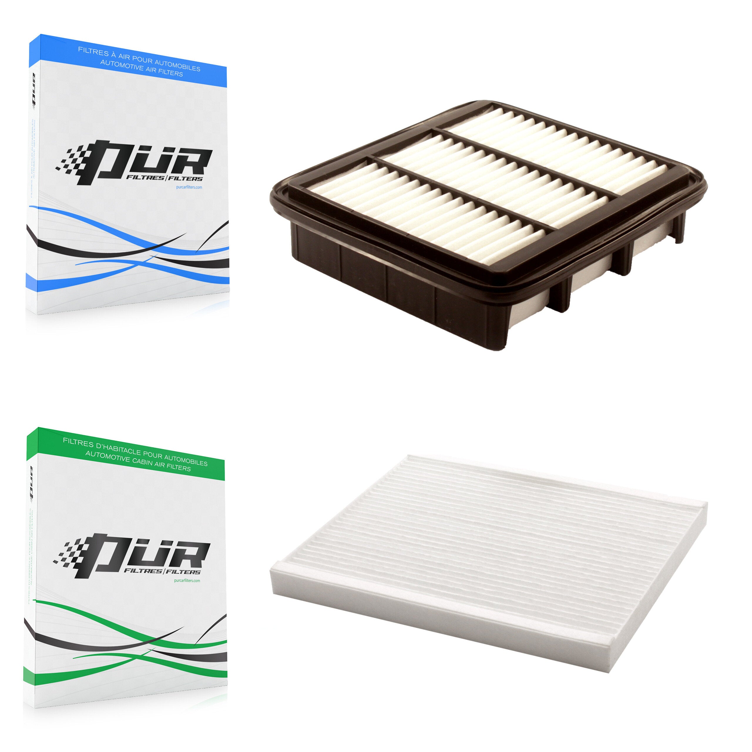 1x Air + 1x Cabin Filter (2 Total) Kit For Hyundai Elantra Kia Forte5 KFL-100338