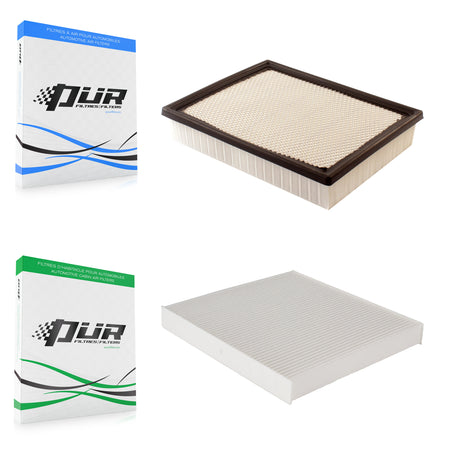 1x Air + 1x Cabin Filter (2 Total) Kit For GMC Chevrolet Sierra 1500 Silverado 2500 HD XL KFL-100354