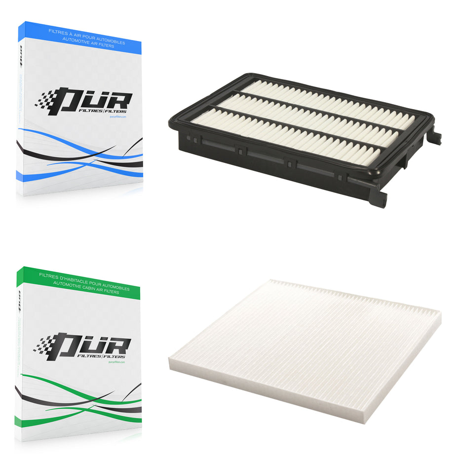 1x Air + 1x Cabin Filter (2 Total) Kit For 2017 Kia Sportage 2.0L with Turbocharged KFL-100371
