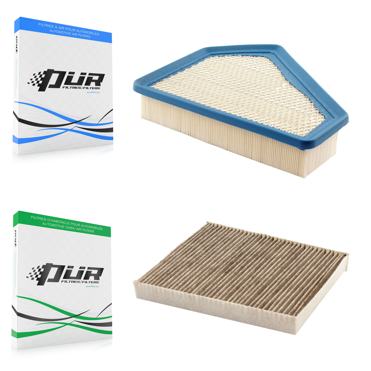 1x Air + 1x Cabin Filter (2 Total) Kit For Cadillac CTS KFL-100381