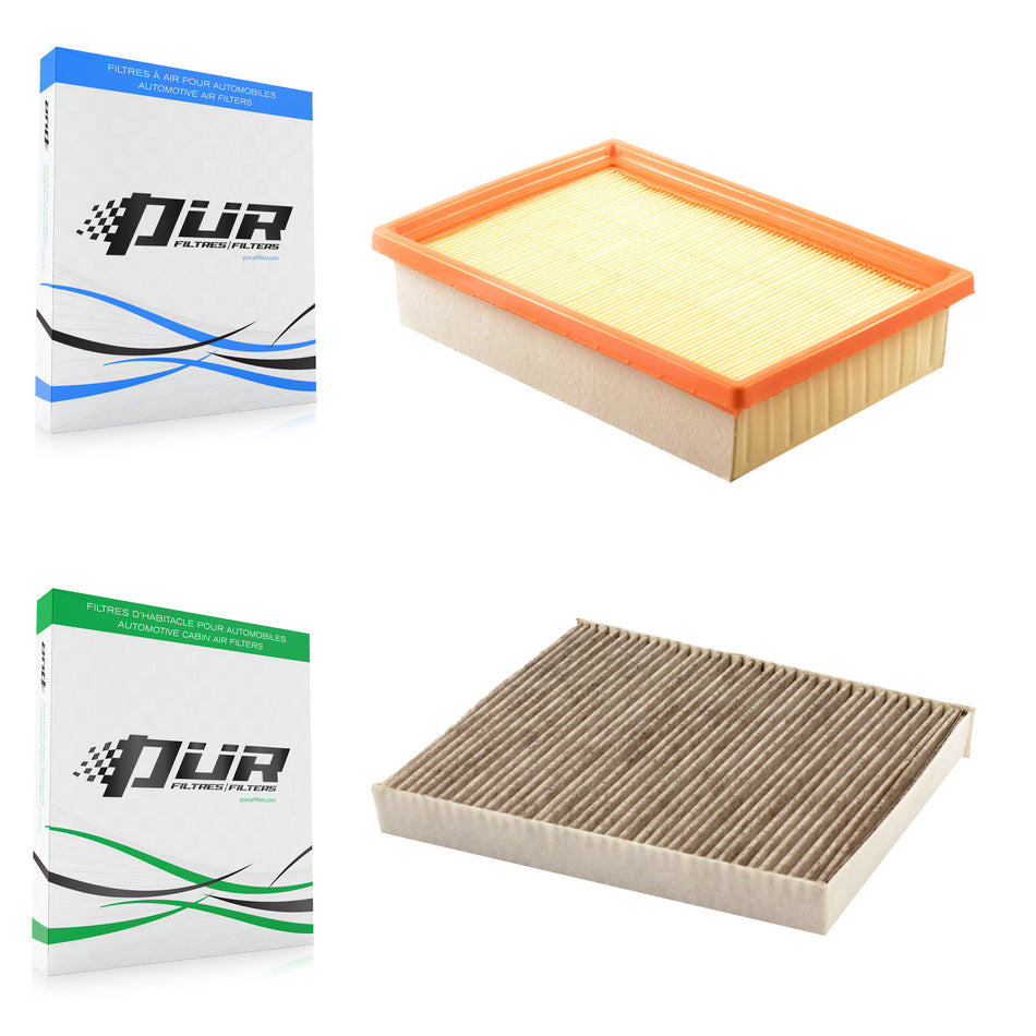 1x Air + 1x Cabin Filter (2 Total) Kit For 2020 Chevrolet Sonic With Air Conditioning KFL-100382