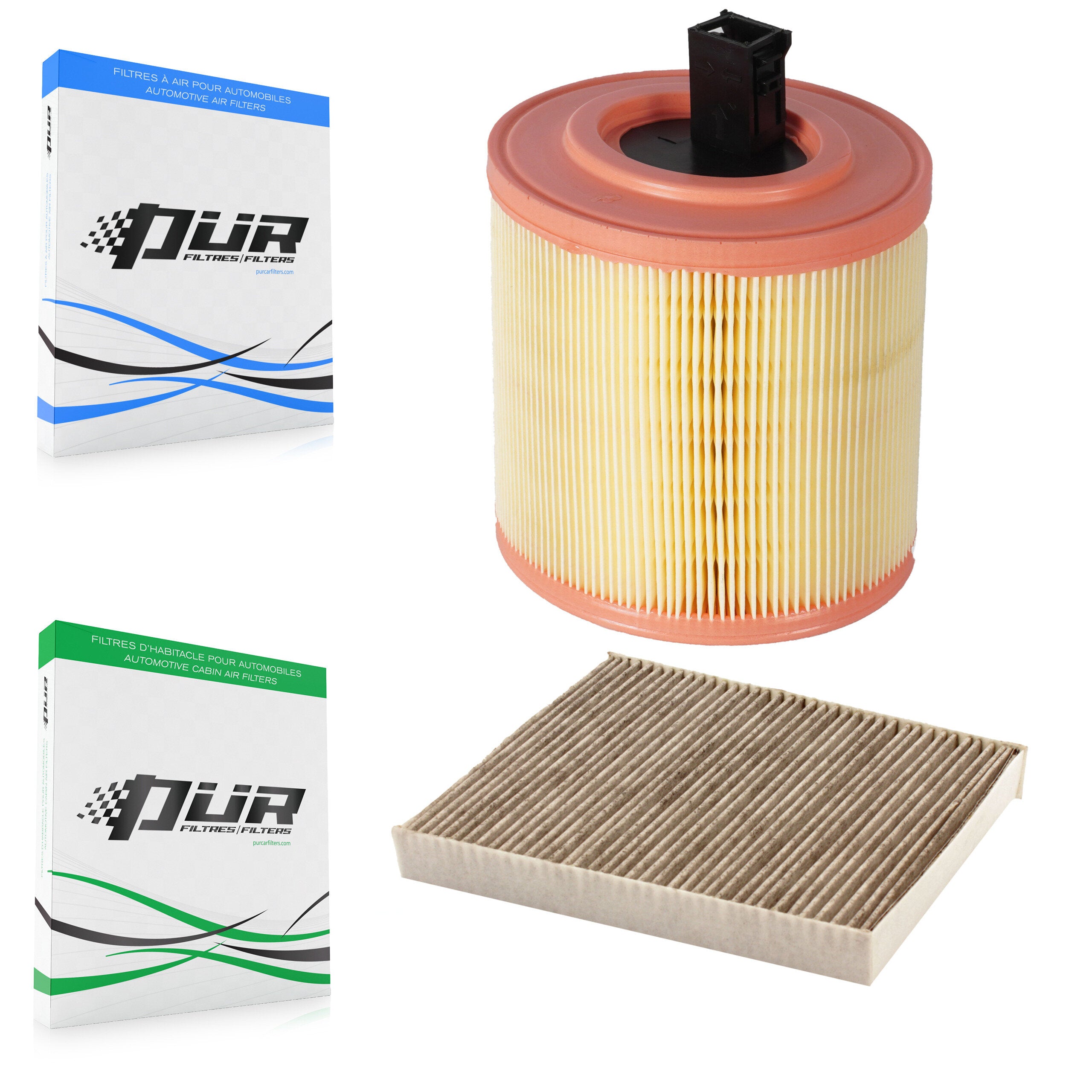 1x Air + 1x Cabin Filter (2 Total) Kit For Chevrolet Cruze Cadillac ATS KFL-100385