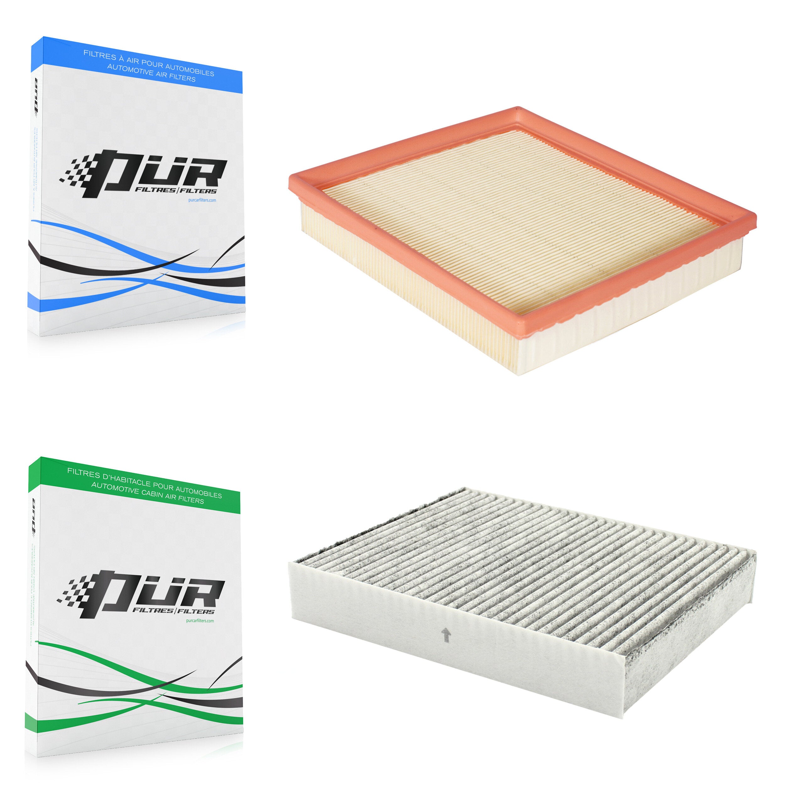 1x Air + 1x Cabin Filter (2 Total) Kit For BMW 328i xDrive 320i 428i 328d 228i Gran Coupe KFL-100387