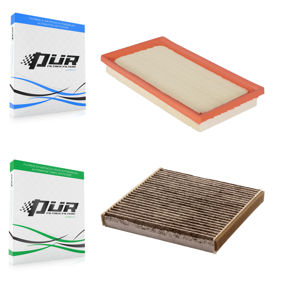 1x Air + 1x Cabin Filter (2 Total) Kit For 2016-2020 Toyota Mirai KFL-100393