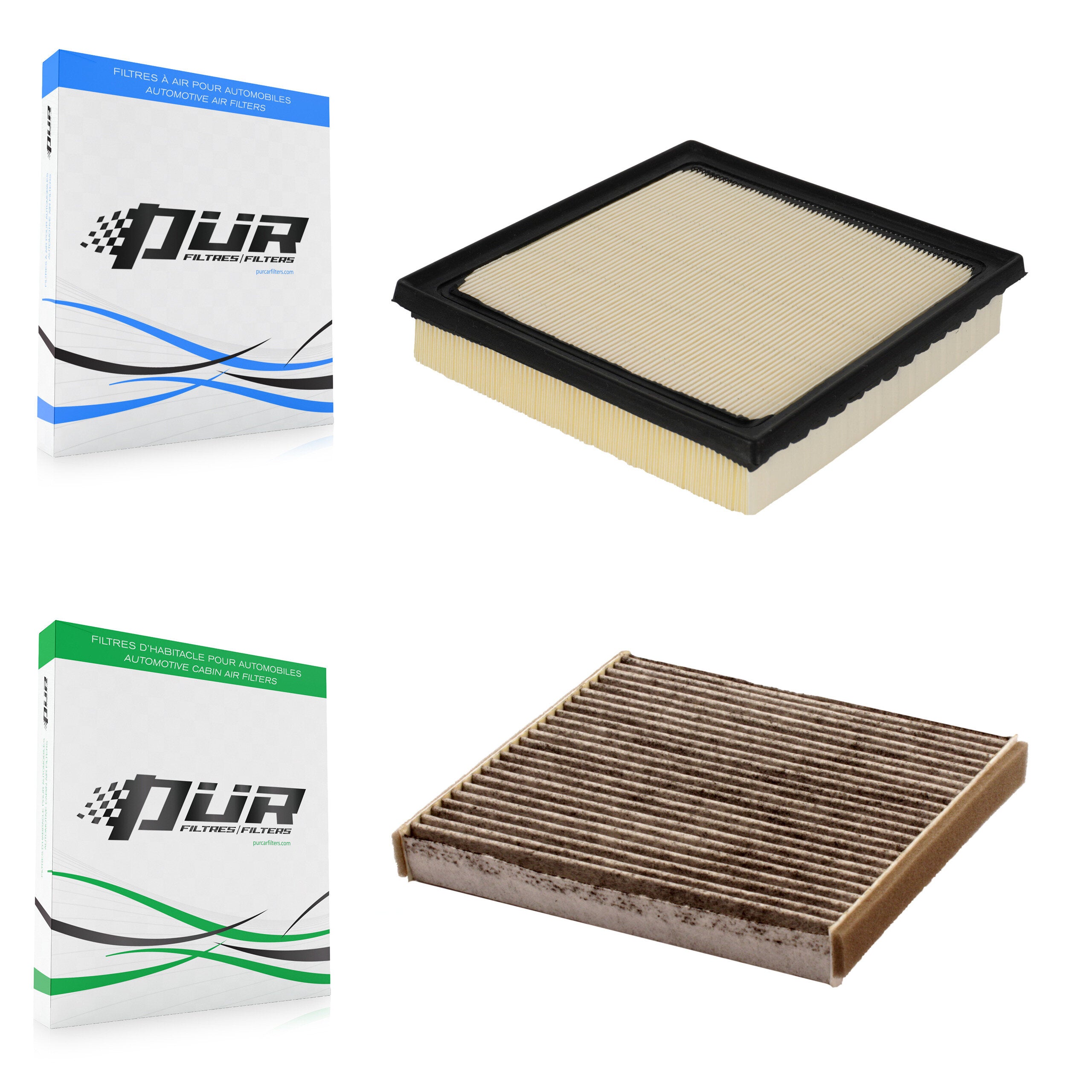 1x Air + 1x Cabin Filter (2 Total) Kit For 2019 Toyota Avalon 3.5L KFL-100394