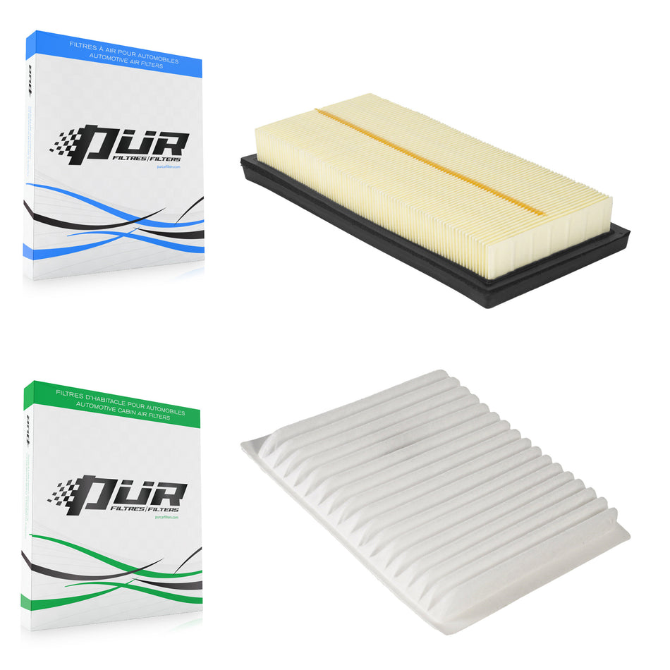 1x Air + 1x Cabin Filter (2 Total) Kit For Mitsubishi Mirage G4 KFL-100407