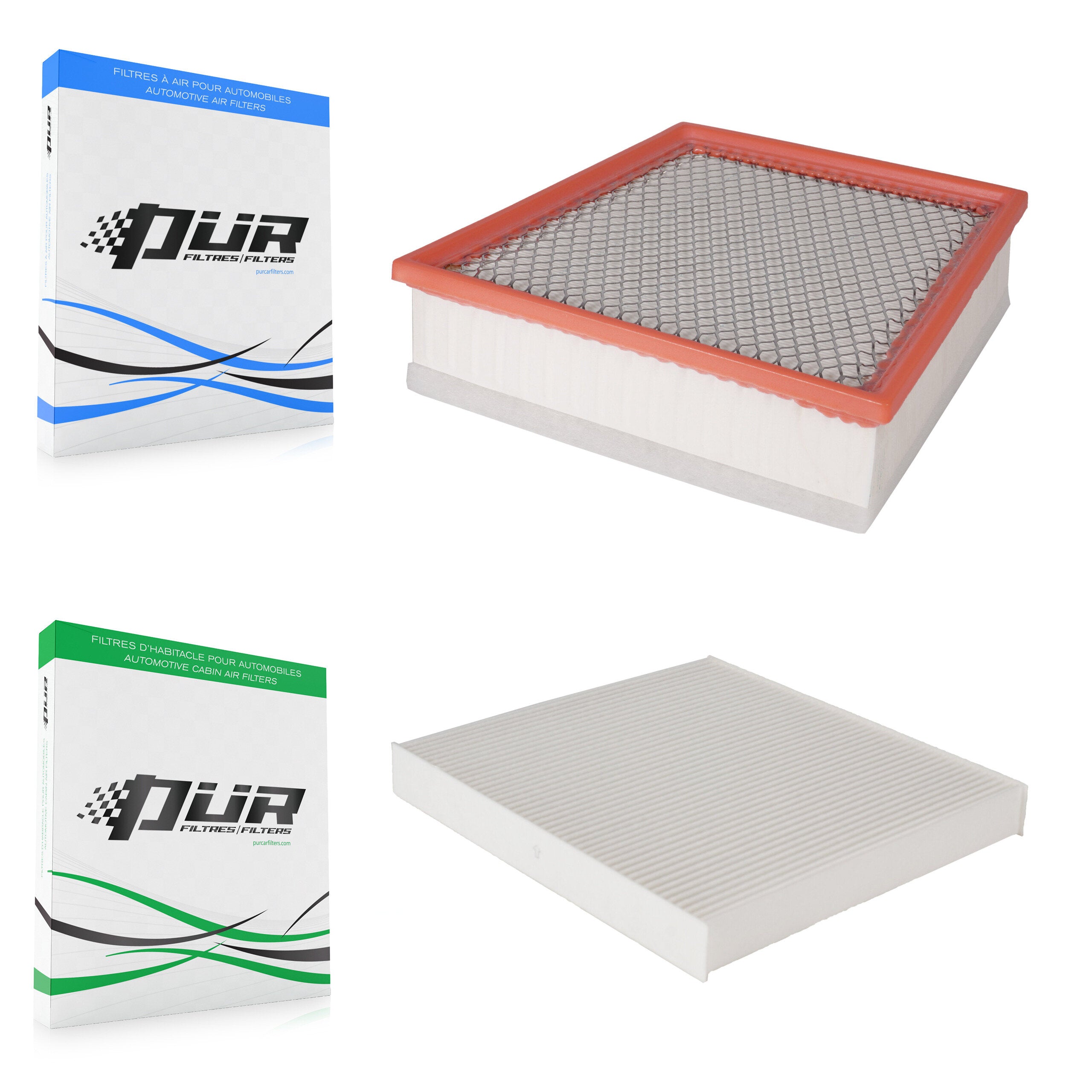 1x Air + 1x Cabin Filter (2 Total) Kit For GMC Chevrolet Silverado 2500 HD Sierra 3500 KFL-100408