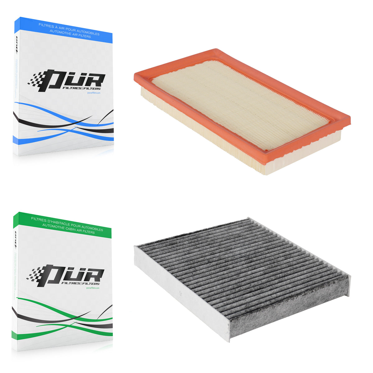 1x Air + 1x Cabin Filter (2 Total) Kit For Toyota RAV4 Corolla Camry Highlander Cross KFL-100425