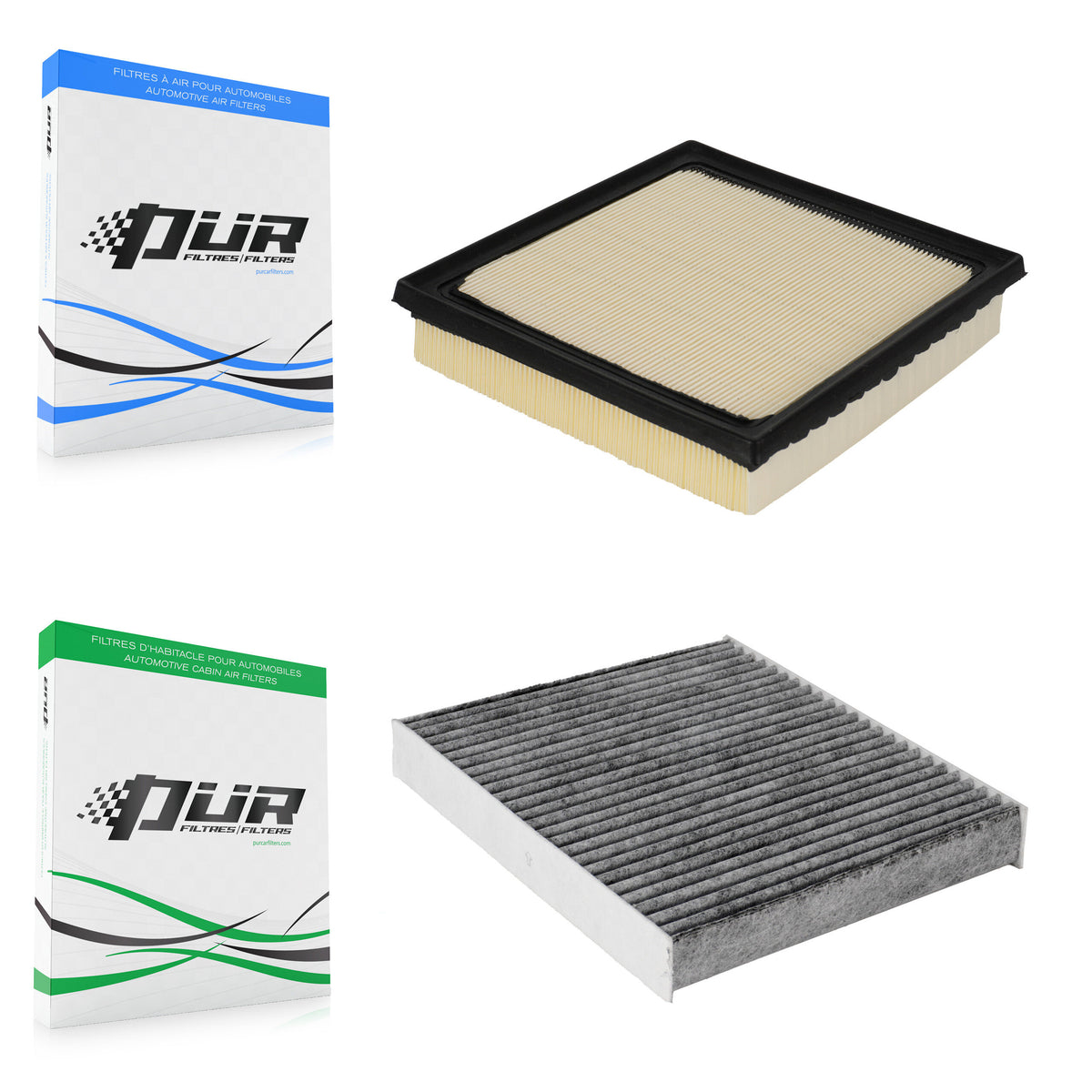 1x Air + 1x Cabin Filter (2 Total) Kit For Toyota RAV4 Camry Highlander Lexus RX350 NX350 KFL-100426