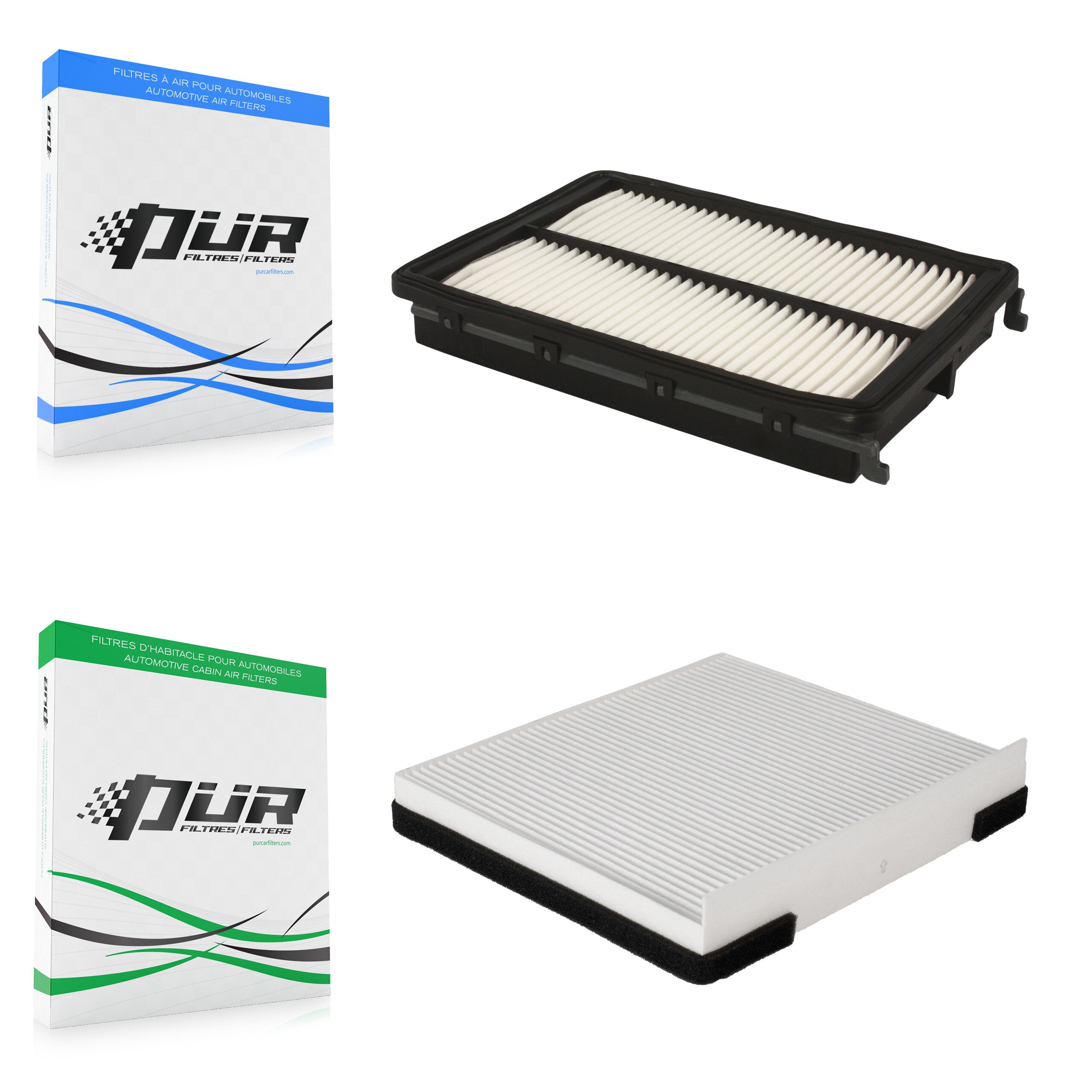 1x Air + 1x Cabin Filter (2 Total) Kit For Hyundai Santa Fe Kia Telluride KFL-100427