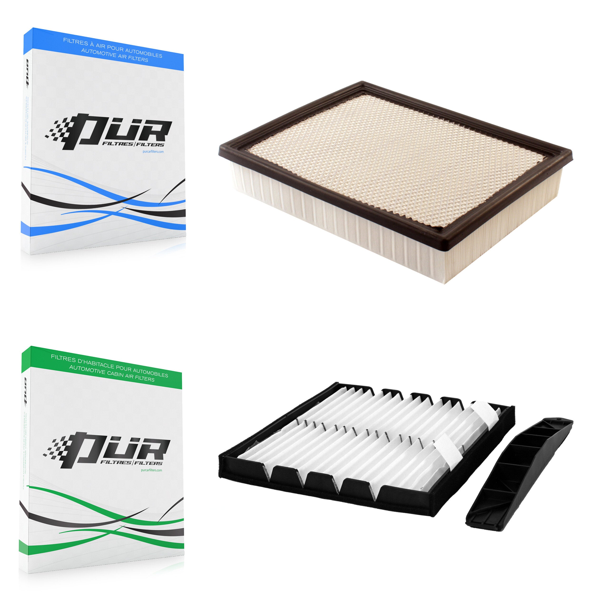 1x Air + 1x Cabin Filter (2 Total) Kit For Chevrolet GMC Sierra 1500 Silverado 2500 HD XL KFL-100429