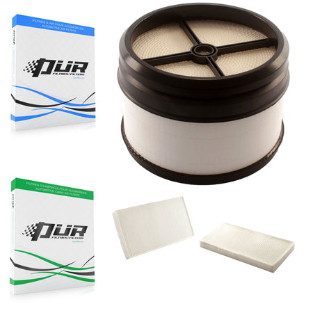 1x Air + 1x Cabin Filter (2 Total) Kit For GMC Chevrolet Sierra 2500 HD Silverado 3500 KFL-100440