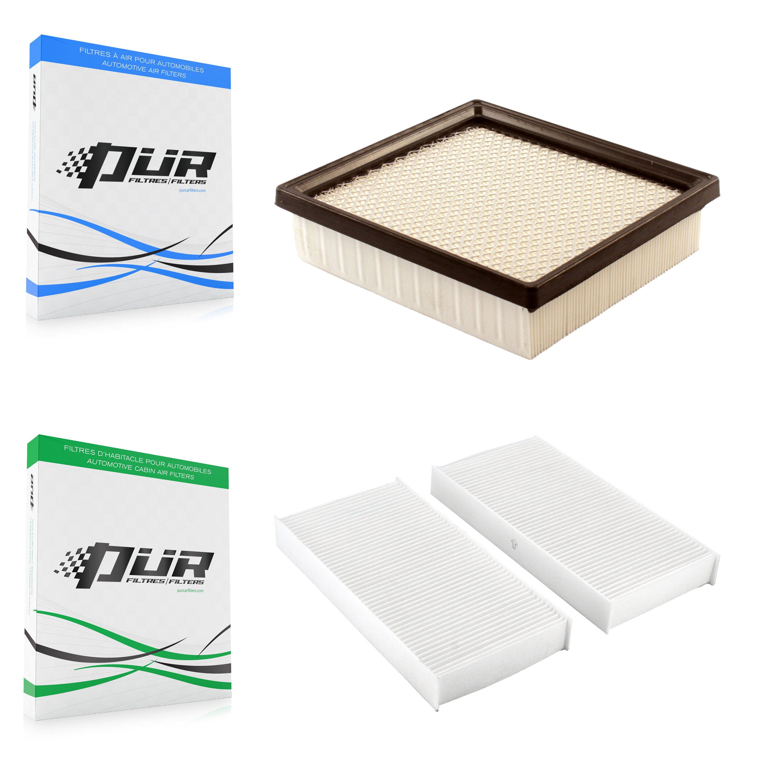 1x Air + 1x Cabin Filter (2 Total) Kit For 1997-2000 Acura EL KFL-100955