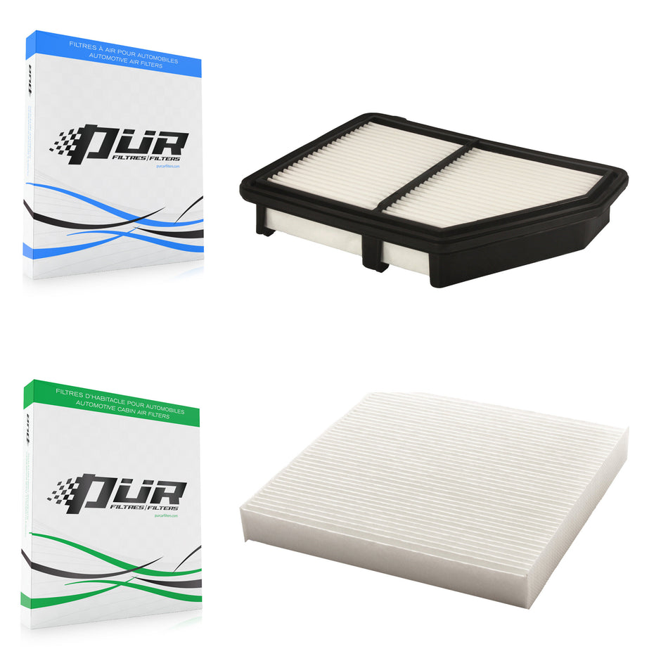 1x Air + 1x Cabin Filter (2 Total) Kit For Honda Civic HR-V KFL-100960