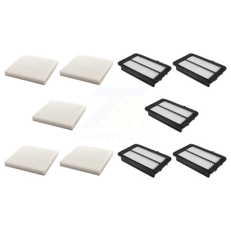 5x Air + 5x Cabin Filter (10 Total) Kit For Honda Clarity KFL-102419