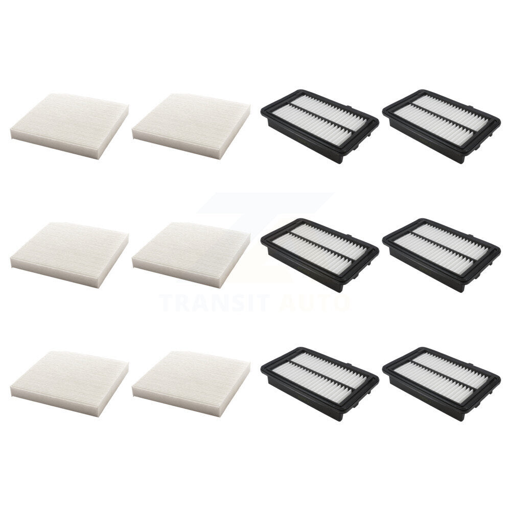 6x Air + 6x Cabin Filter (12 Total) Kit For Honda Clarity KFL-102978
