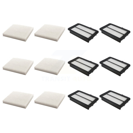 6x Air + 6x Cabin Filter (12 Total) Kit For Honda Clarity KFL-102978