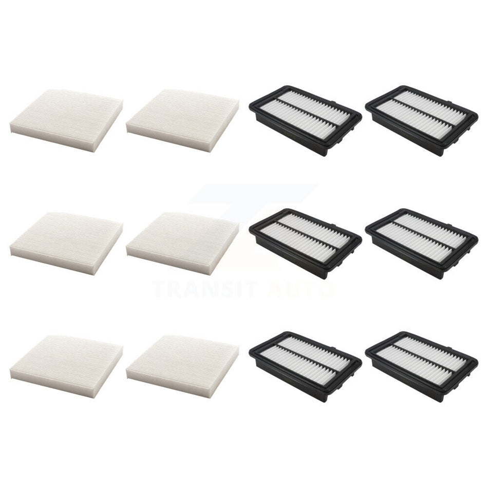 6x Air + 6x Cabin Filter (12 Total) Kit For Honda Clarity KFL-102978