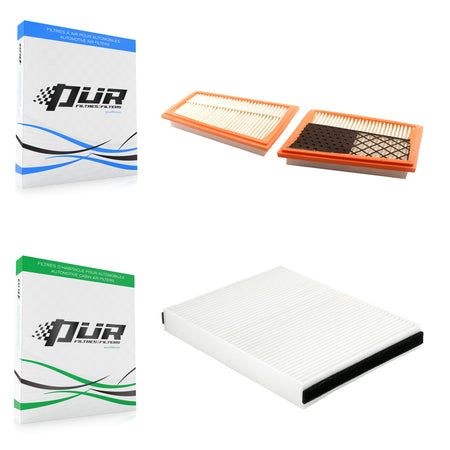 1x Air + 1x Cabin Filter (2 Total) Kit For 2012-2013 Mercedes-Benz ML350 3.0L KFL-103037