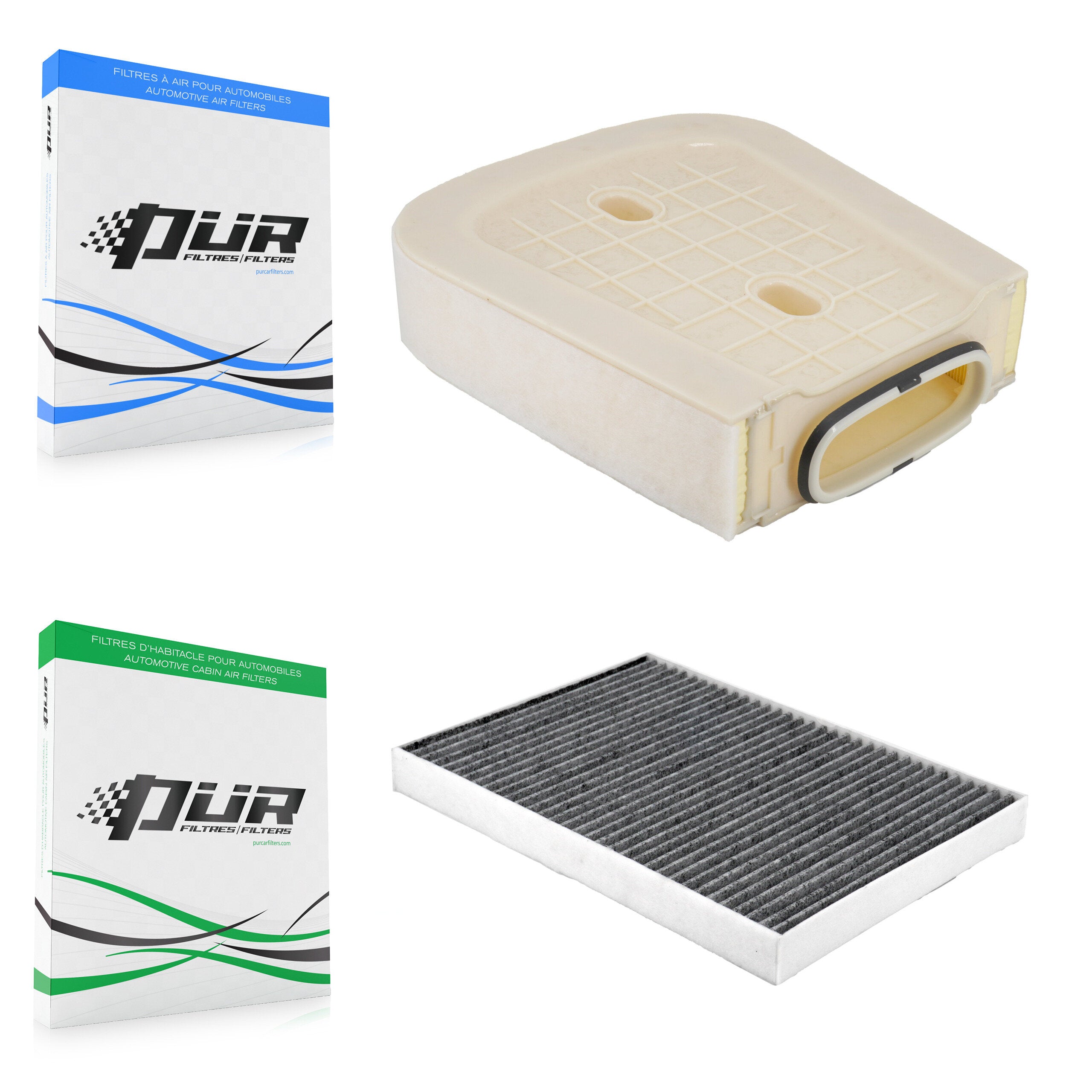1x Air + 1x Cabin Filter (2 Total) Kit For Porsche Cayenne Audi Q8 SQ8 RS SQ7 KFL-103058