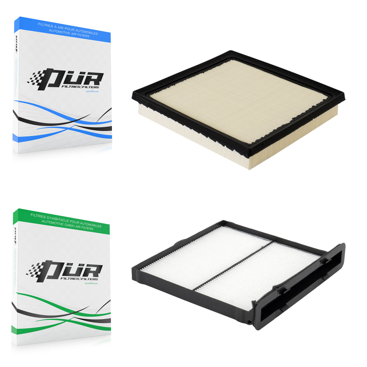 1x Air + 1x Cabin Filter (2 Total) Kit For Subaru Forester WRX KFL-103059