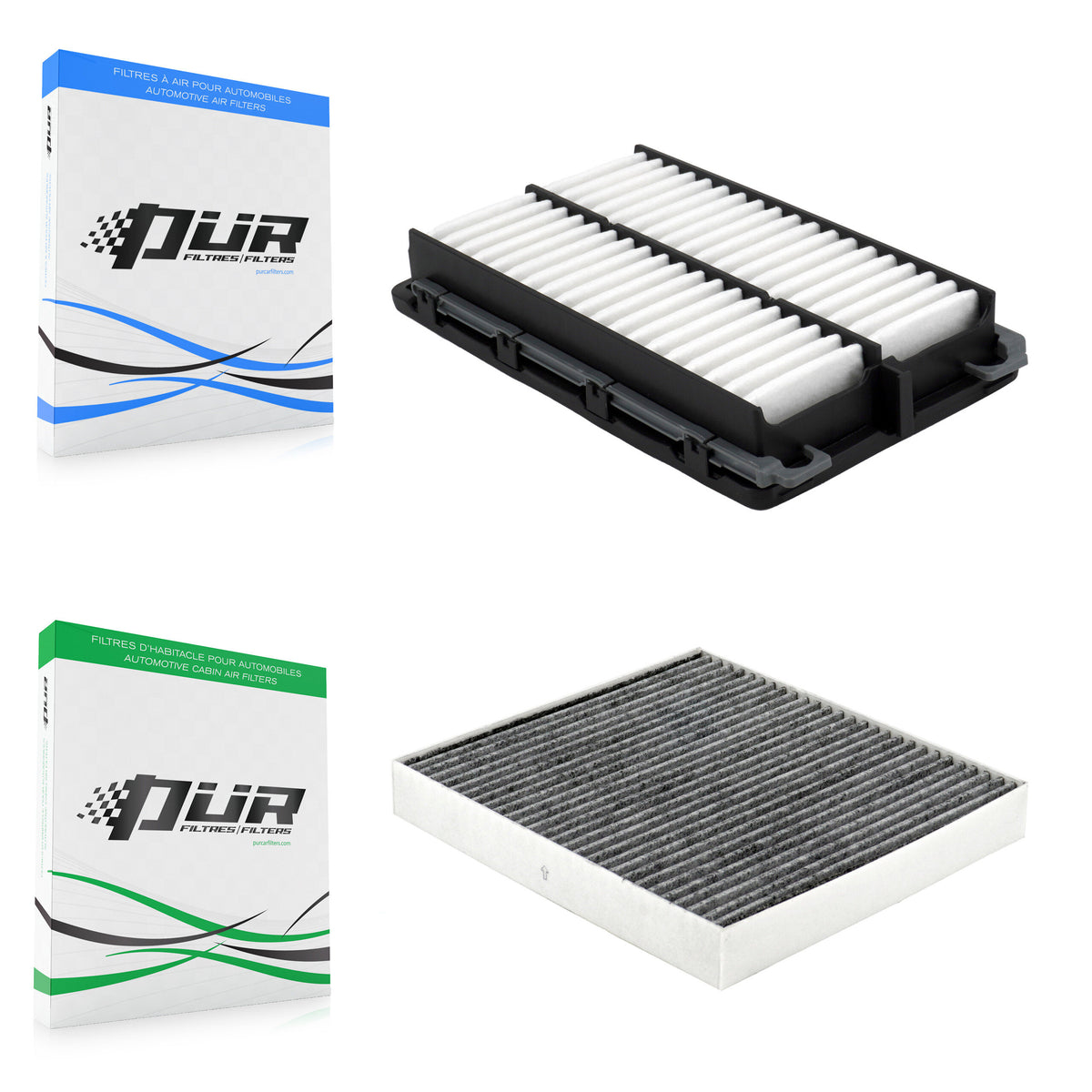 1x Air + 1x Cabin Filter (2 Total) Kit For Hyundai Tucson Kia Santa Fe Sportage Elantra KFL-103060
