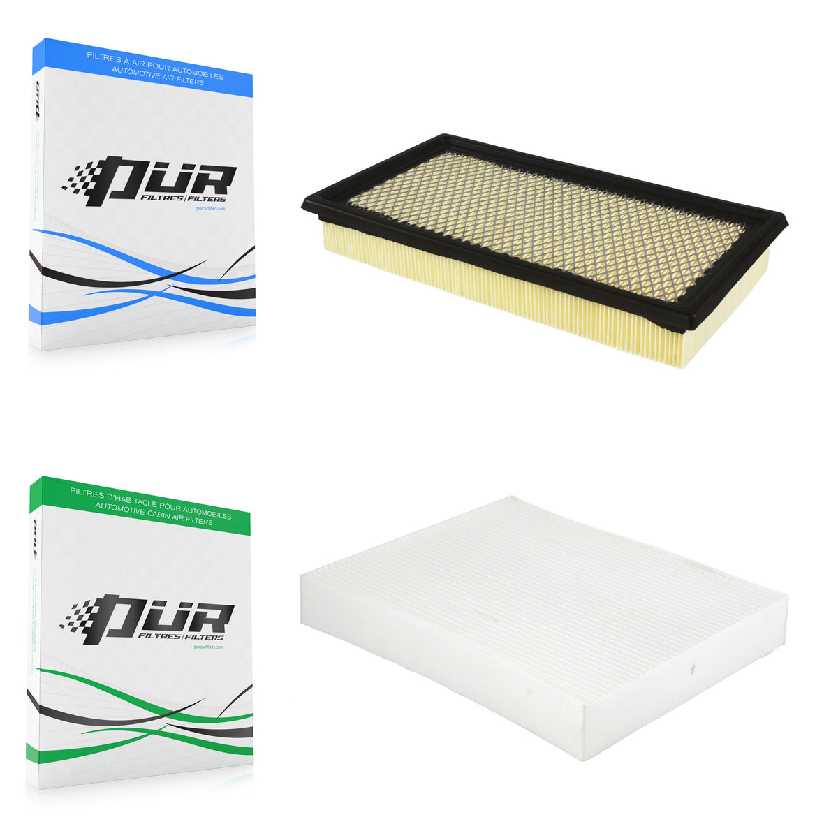 1x Air + 1x Cabin Filter (2 Total) Kit For Ford Explorer Lincoln Aviator Police Utility KFL-103064