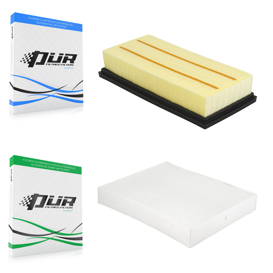 1x Air + 1x Cabin Filter (2 Total) Kit For Ford Explorer Police Interceptor Utility 3.3L KFL-103065