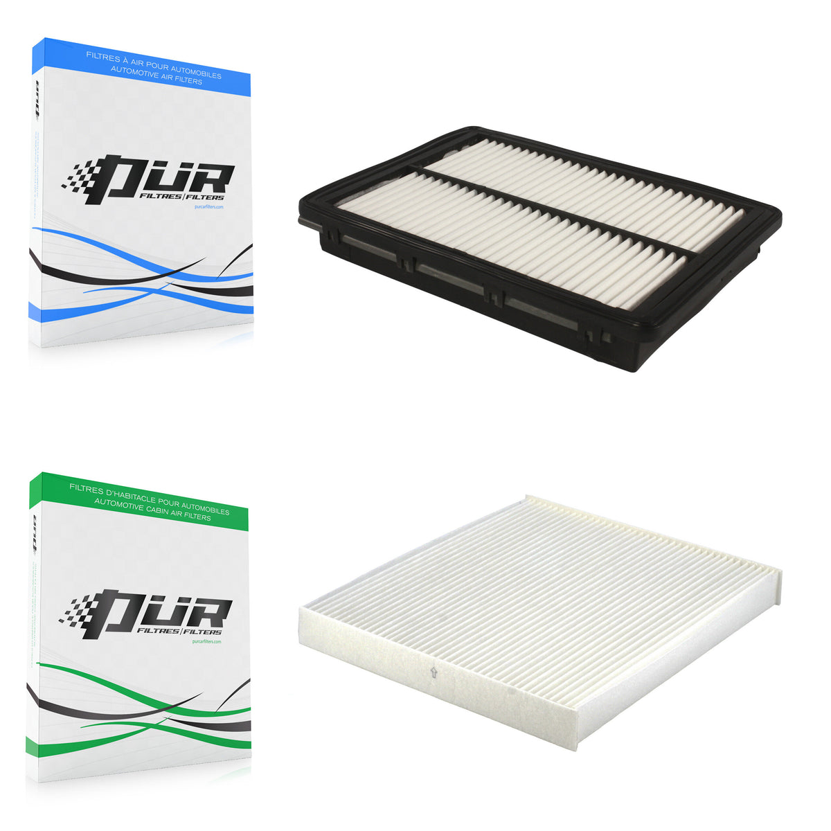 1x Air + 1x Cabin Filter (2 Total) Kit For Hyundai Sonata Kia Optima KFL-103071