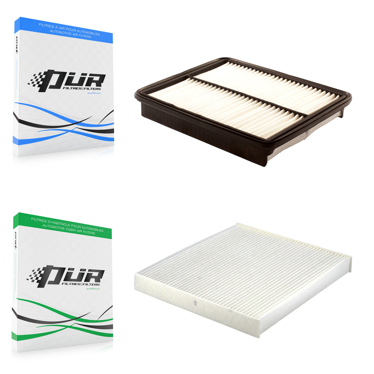 1x Air + 1x Cabin Filter (2 Total) Kit For Kia Optima KFL-103072