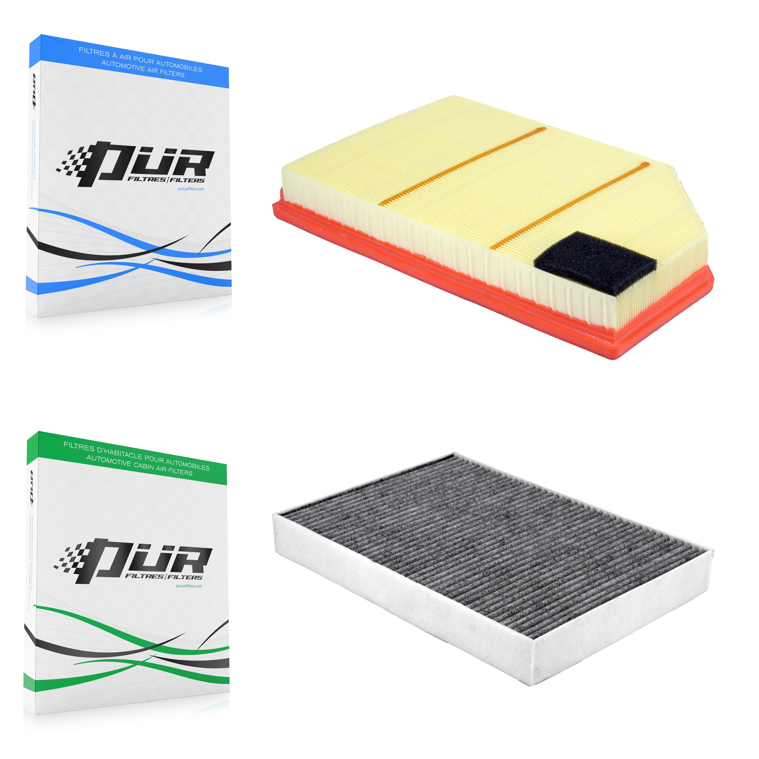 1x Air + 1x Cabin Filter (2 Total) Kit For Volvo S60 Turbocharged OE Part Number 31370161 KFL-103087