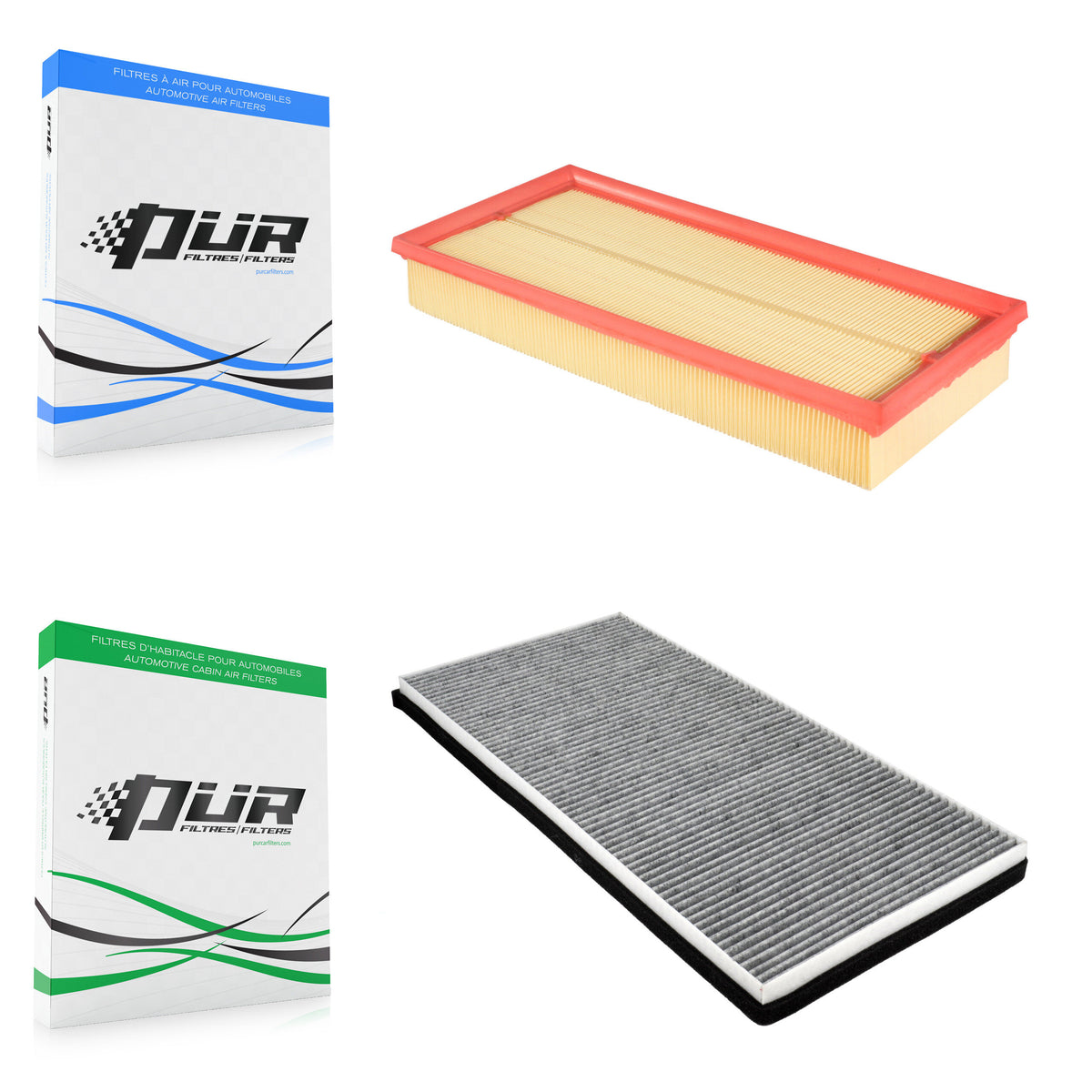 1x Air + 1x Cabin Filter (2 Total) Kit For 2010-2013 Land Rover Range 2 Required KFL-103095
