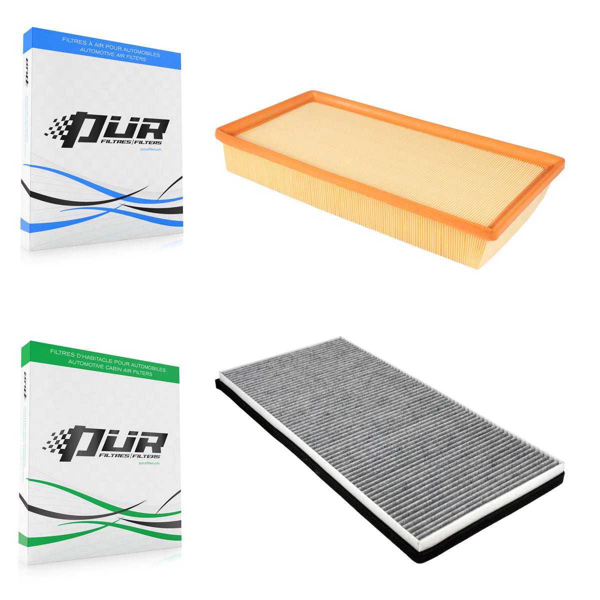 1x Air + 1x Cabin Filter (2 Total) Kit For Land Rover Range KFL-103096