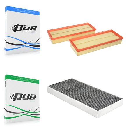 1x Air + 1x Cabin Filter (2 Total) Kit For Mercedes-Benz SLK350 SLK280 SLK55 AMG SLK300 KFL-103097