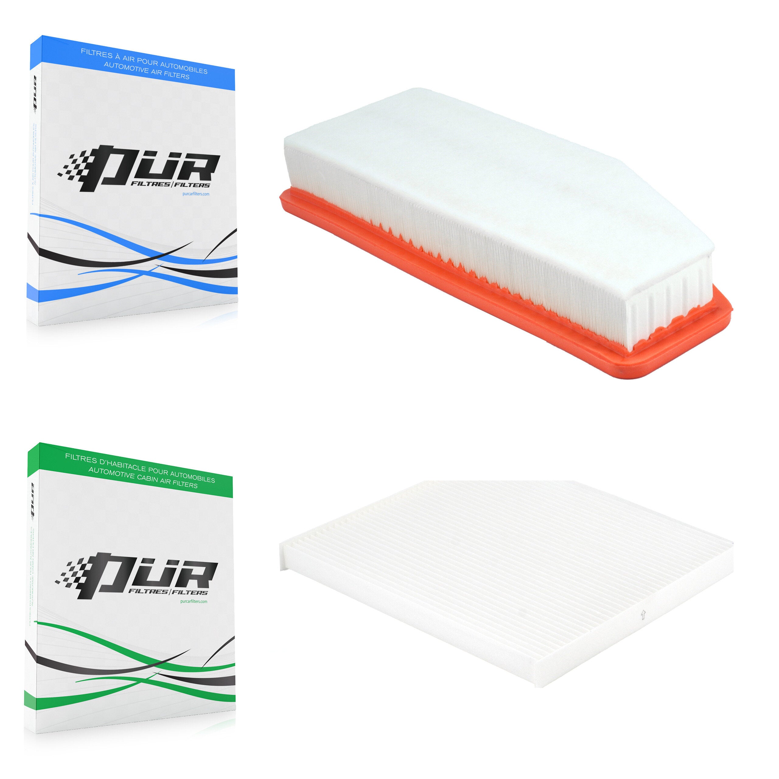 1x Air + 1x Cabin Filter (2 Total) Kit For Jeep Cherokee Grand 2.0L KFL-103105