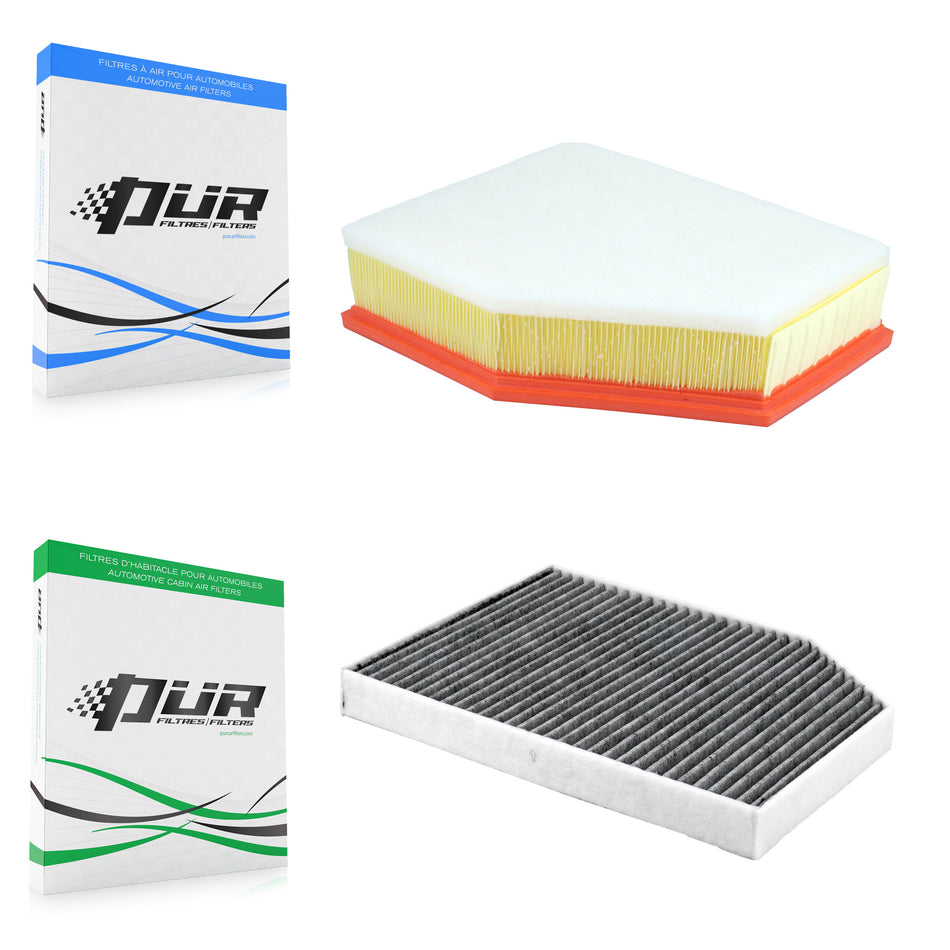 1x Air + 1x Cabin Filter (2 Total) Kit For BMW X3 X4 530i xDrive KFL-103106