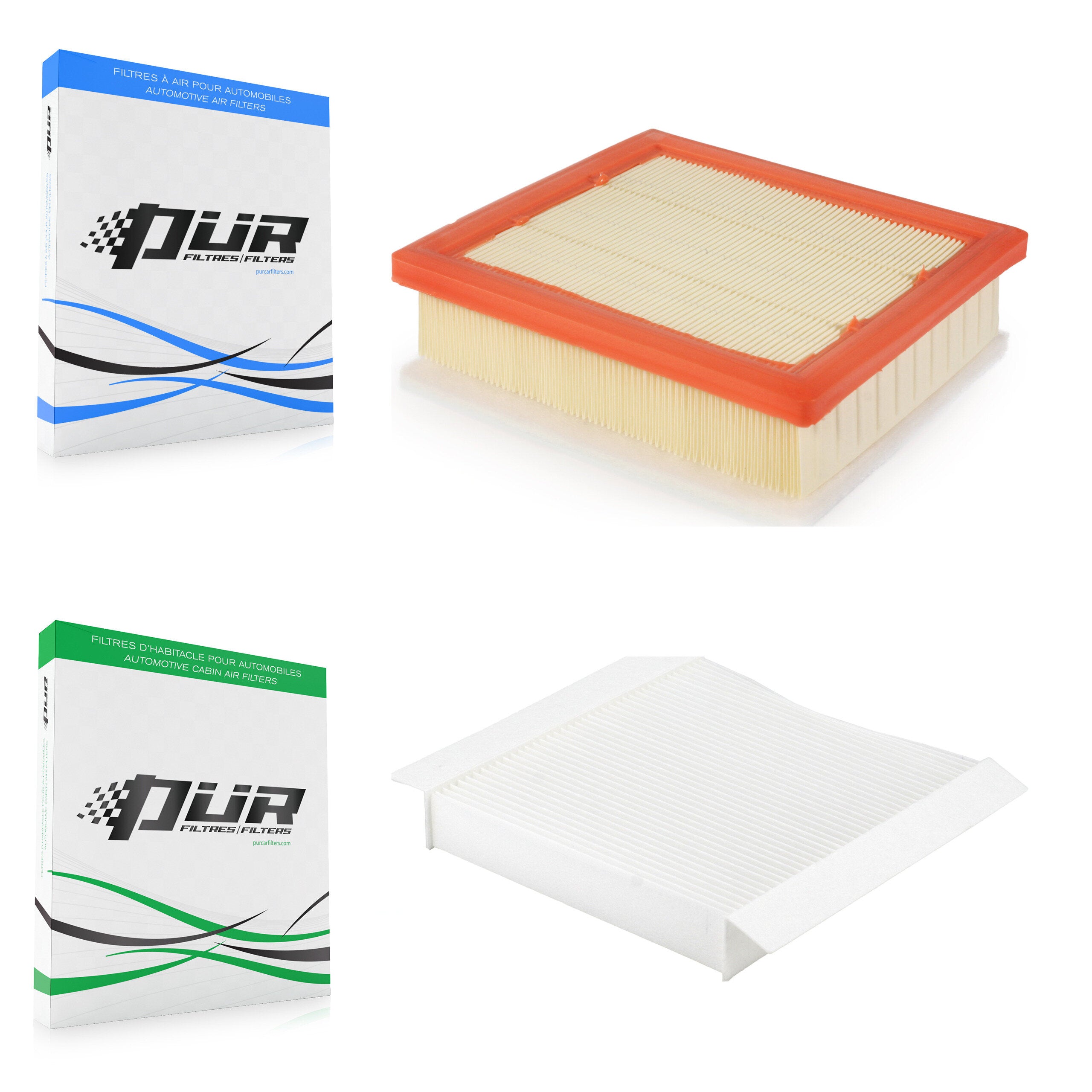 1x Air + 1x Cabin Filter (2 Total) Kit For 2015-2022 Ram ProMaster City KFL-103109