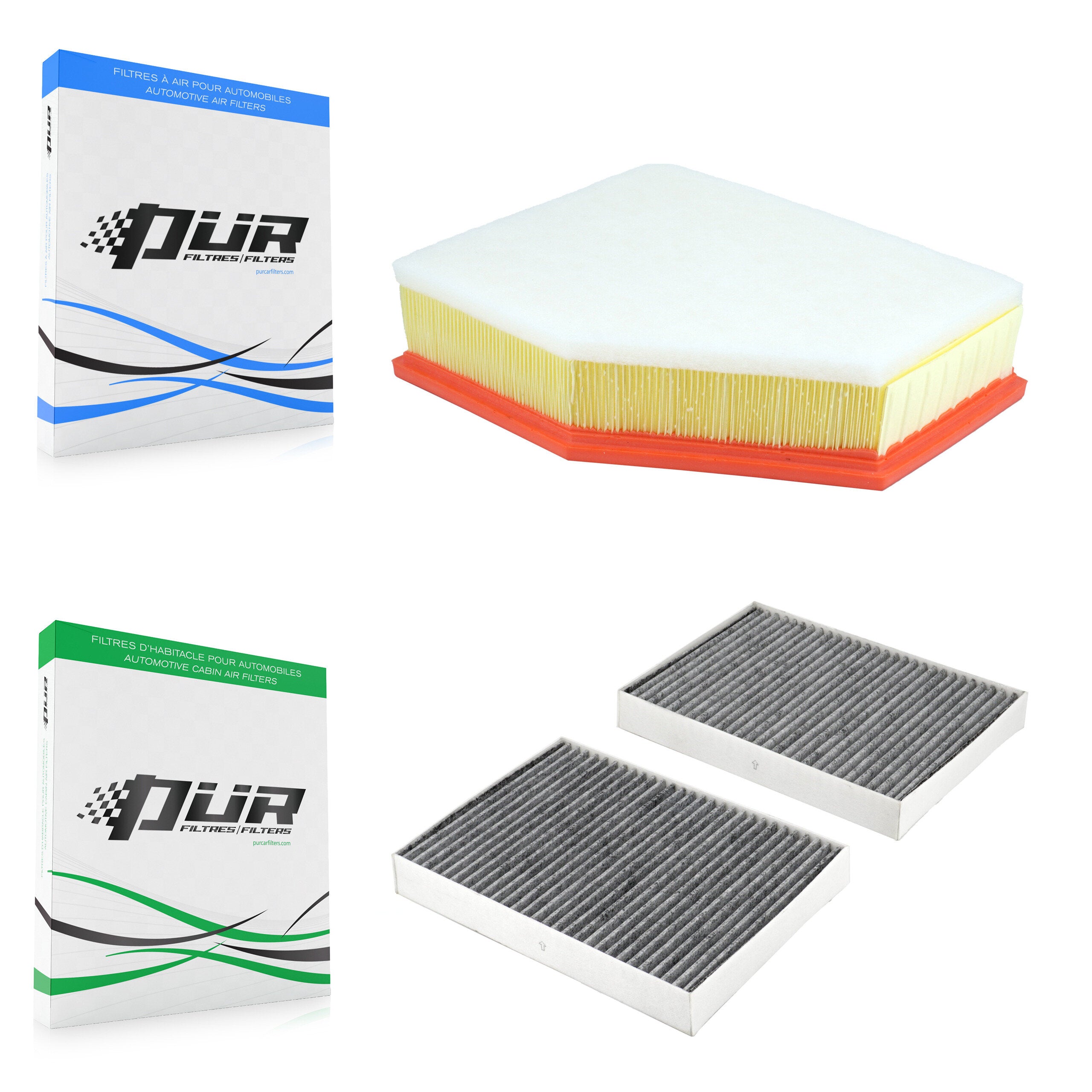 1x Air + 1x Cabin Filter (2 Total) Kit For BMW X5 X7 X6 530i xDrive 540i 530e 540d 740e KFL-103110