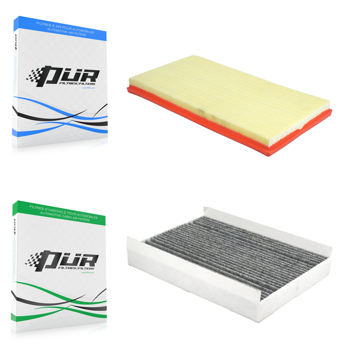 1x Air + 1x Cabin Filter (2 Total) Kit For 2016-2023 Mercedes-Benz Metris KFL-103112