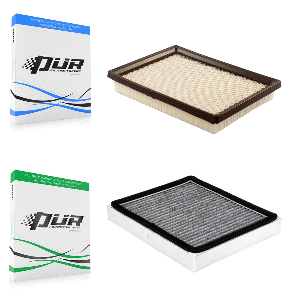 1x Air + 1x Cabin Filter (2 Total) Kit For INFINITI Q50 QX70 KFL-103120