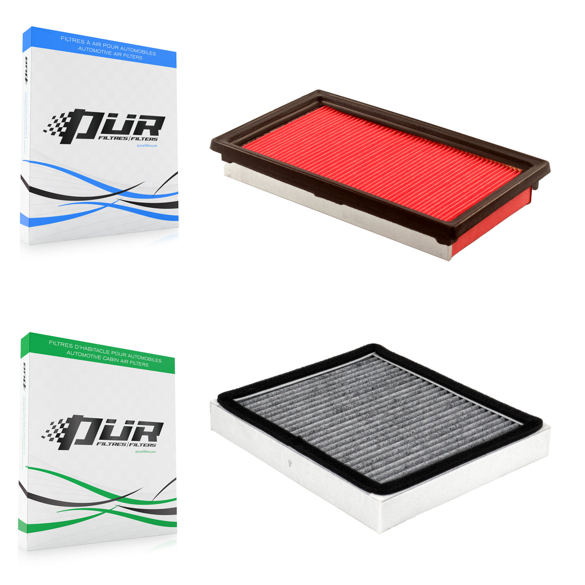 1x Air + 1x Cabin Filter (2 Total) Kit For INFINITI Q50 2 Required KFL-103123