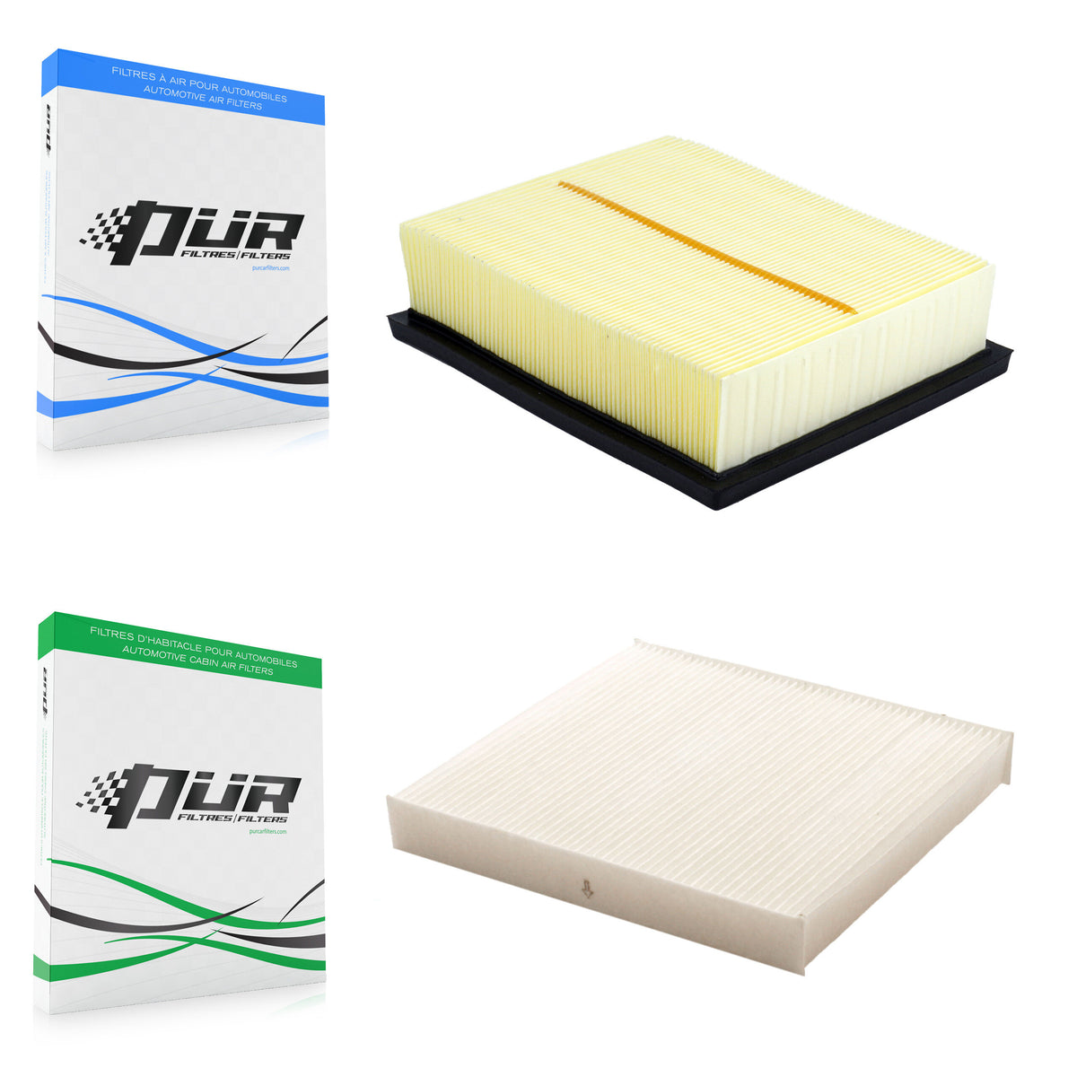 1x Air + 1x Cabin Filter (2 Total) Kit For Mitsubishi Eclipse Cross KFL-103150