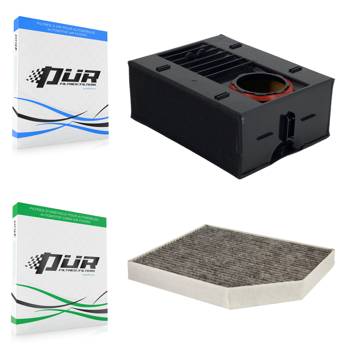 1x Air + 1x Cabin Filter (2 Total) Kit For Porsche Macan KFL-103153
