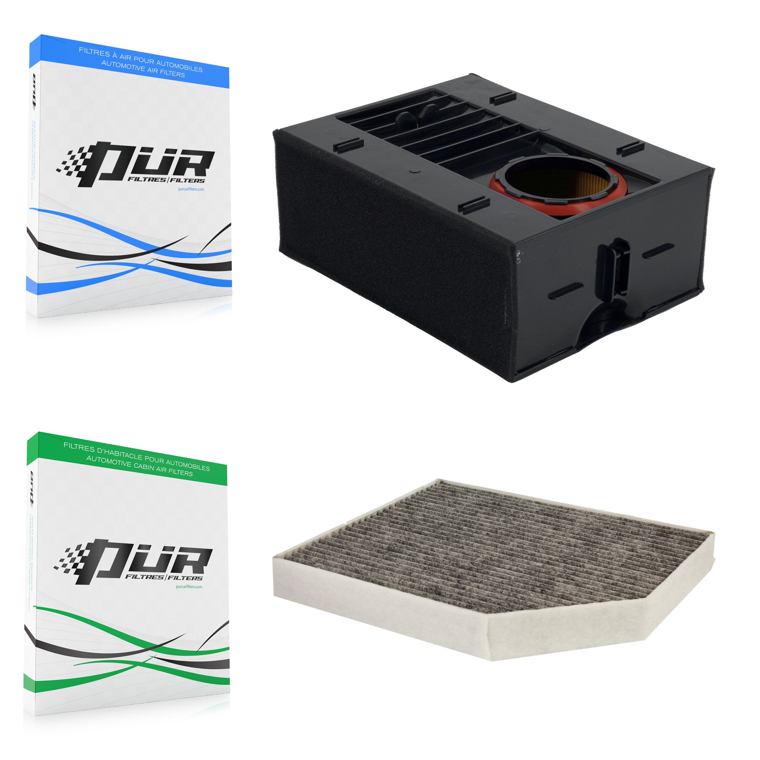 1x Air + 1x Cabin Filter (2 Total) Kit For Porsche Macan KFL-103153