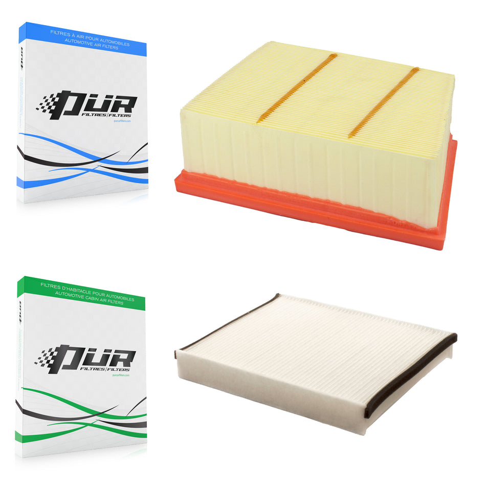 1x Air + 1x Cabin Filter (2 Total) Kit For 2018-2019 Ford EcoSport 1.0L KFL-103156