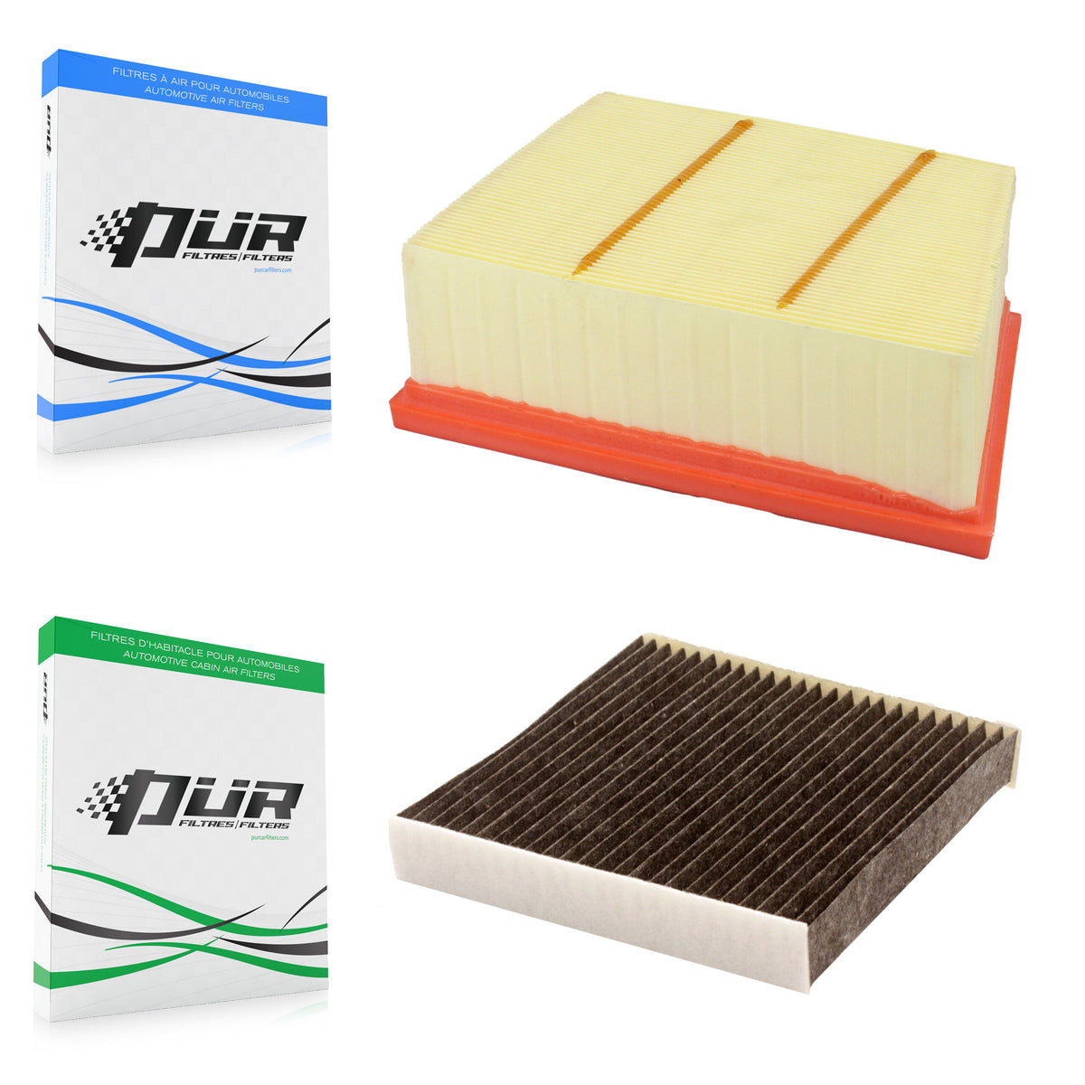 1x Air + 1x Cabin Filter (2 Total) Kit For Ford EcoSport KFL-103157